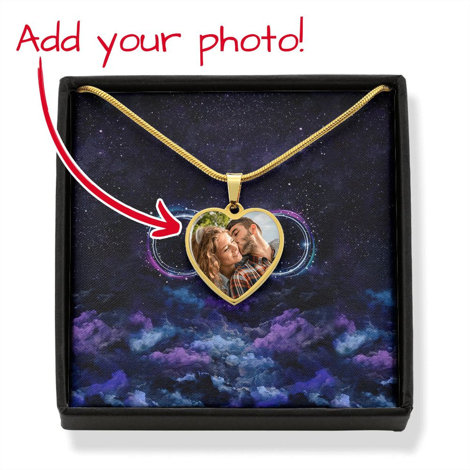 Without You I'm Nothing - Personalized Couple Ohana Heart Pendant Necklace-sth5761