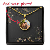 Personalized Nightmare Round Pendant Necklace-jak6497