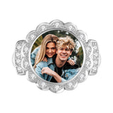 Any Photo - Personalized Zircon Photo Ring
