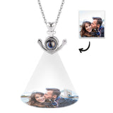 Anchor - Personalized 925 Sterling Silver Anchor Projection Necklace