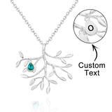 Our Family - Personalized Family Tree Necklace With Birthstone