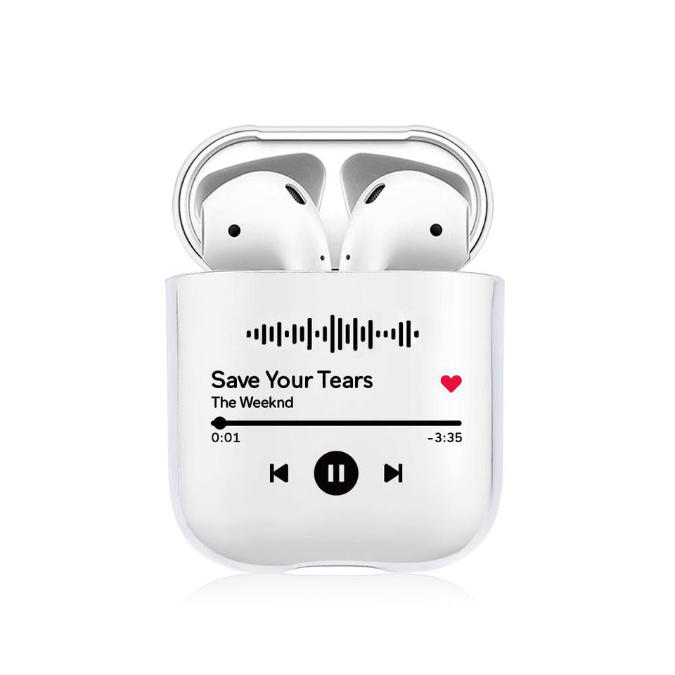 Custom Music Code - gift for anyone - Personalized Airpods 2 Case Cover
