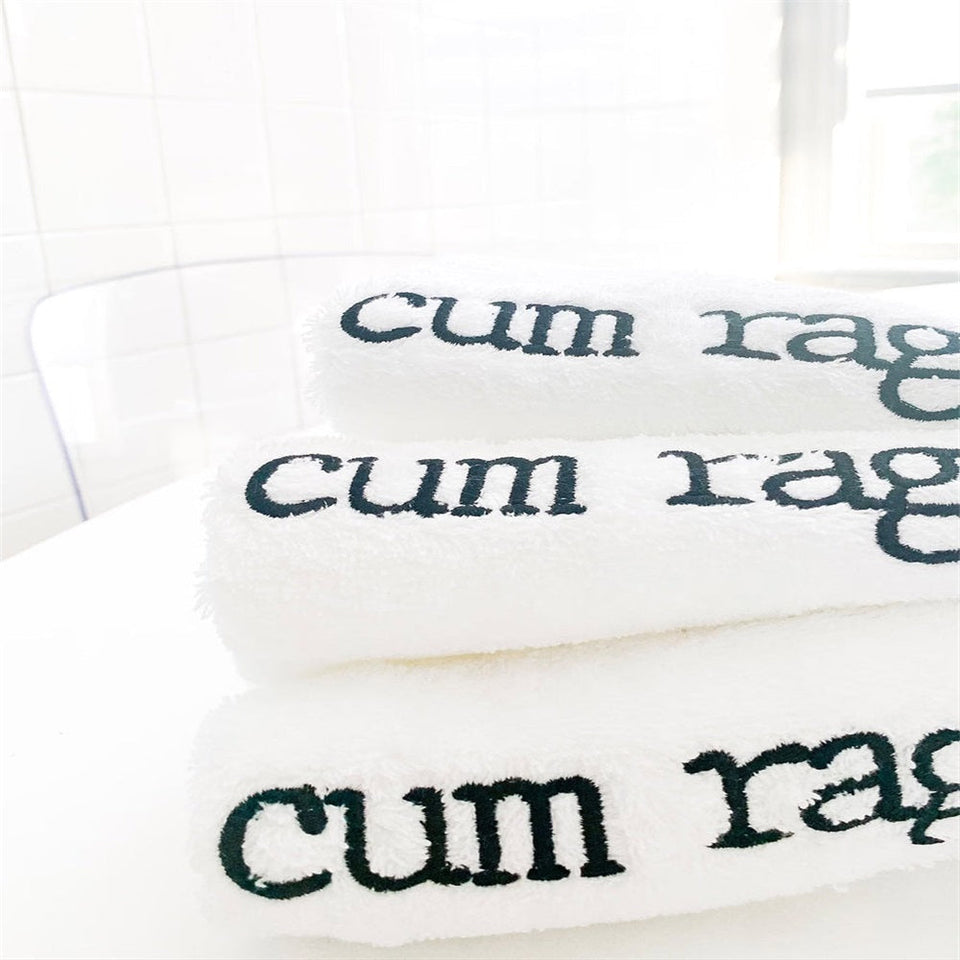 Cum Rag - Couple Embroidered Square Towel