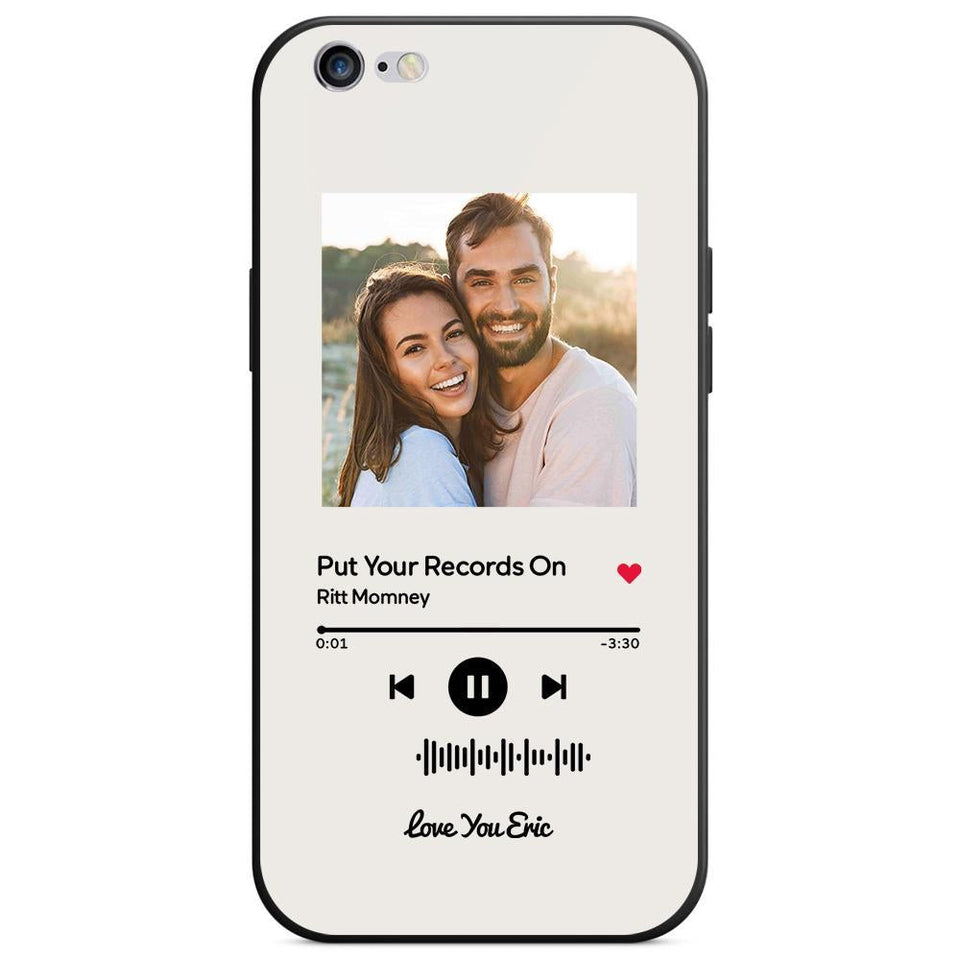 Music Code Song Photo Custom - Personalized Music Code Phone Case
