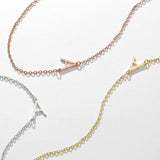 One Letter - Personalized S925 Silver/14k Gold Letter Necklace