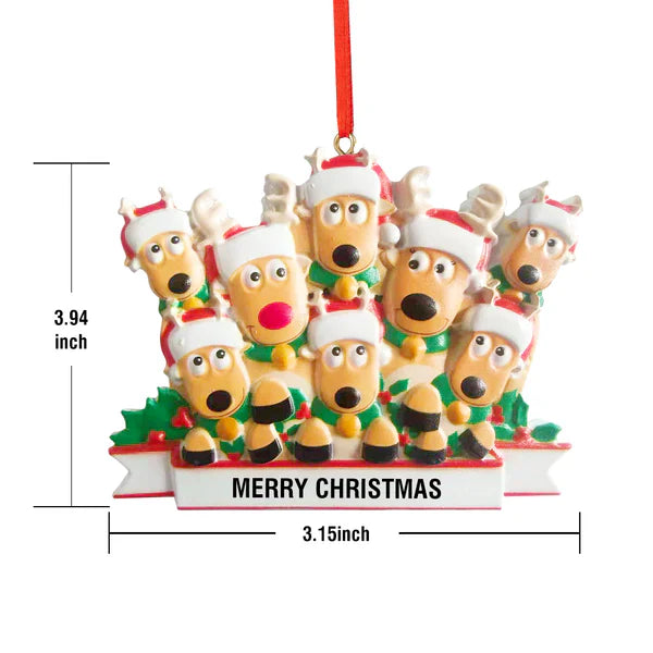 Any Family Name - Personalized Family Gift Ornament