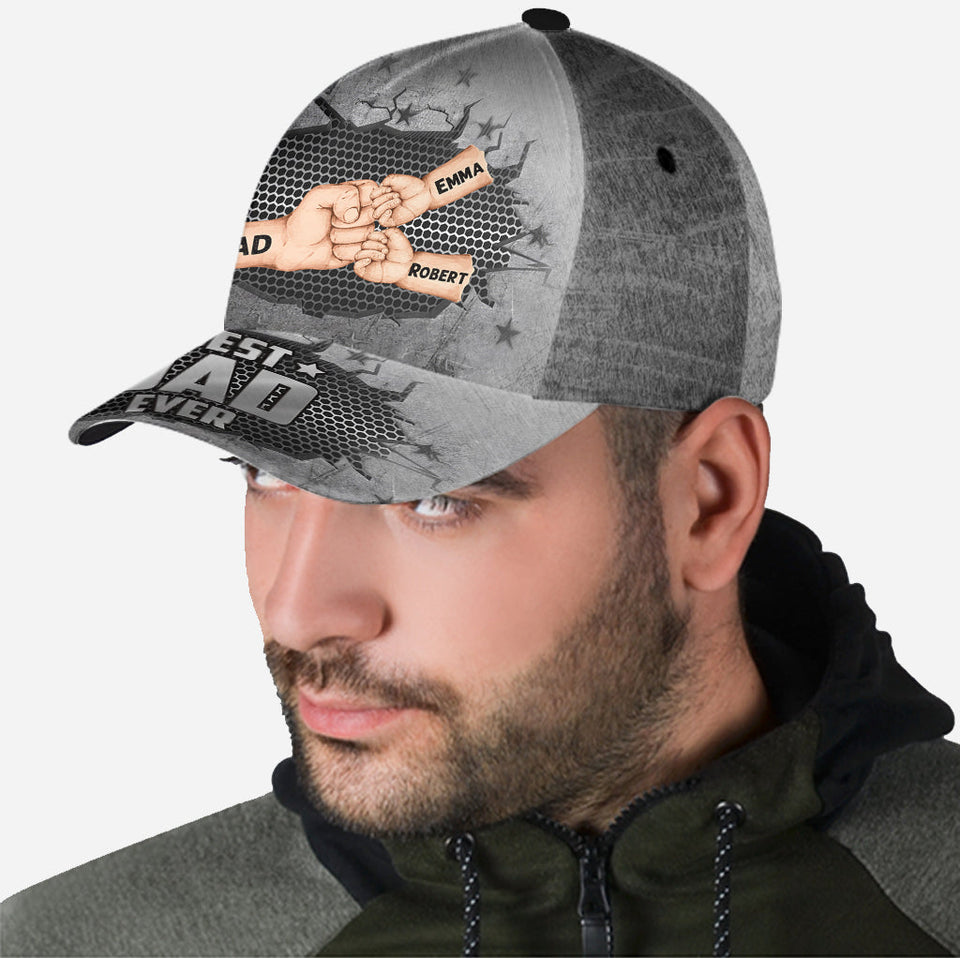 Best Dad Ever - Personalized Father Classic Cap