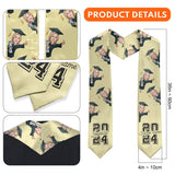 Caricature Funny Character - Personalized Graduation Graduation Stole