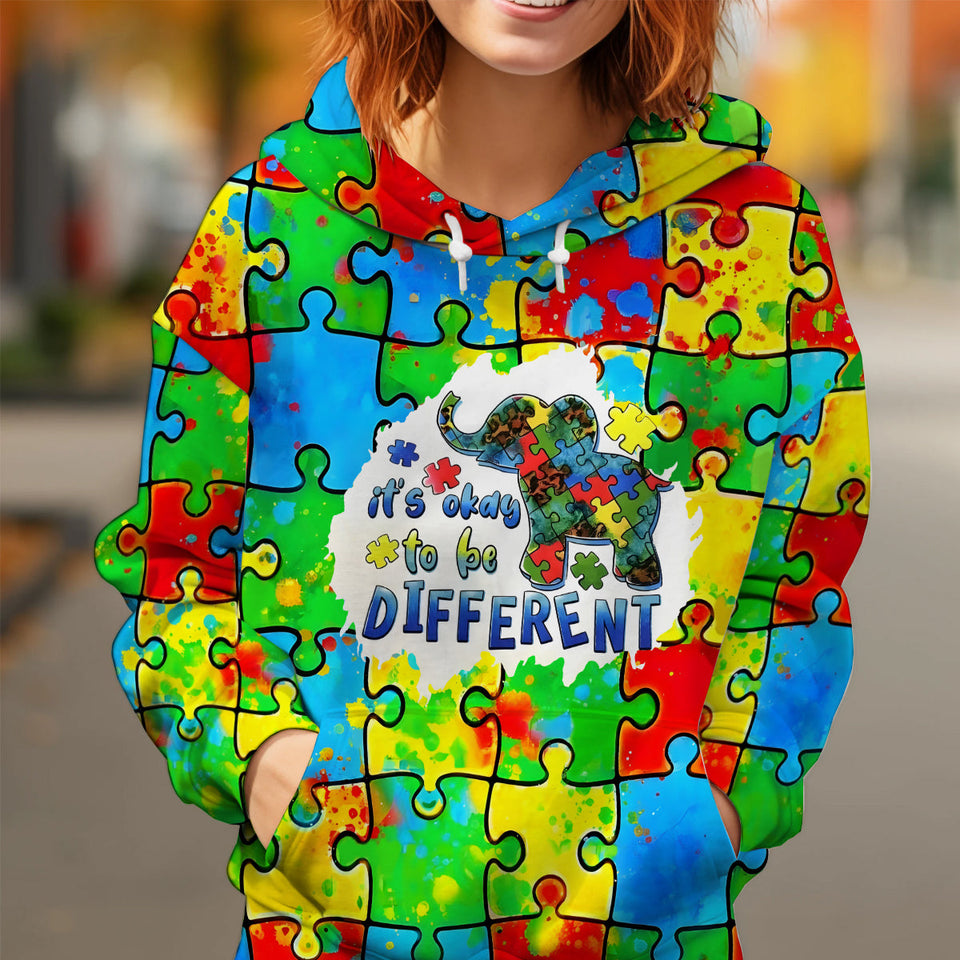 C'est normal d'être différent - T-shirt de sensibilisation à l'autisme