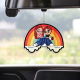 I Liked You & Love You - Personalized LGBT Support Custom Shaped Car Ornament