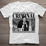 I'm in Love with a Cr!m!nal T-shirt, Daddy President Shirts, Funny Political T-Shirt, Humor Tee for Election, 2024 Election Apparel, Unisex Graphic Tee