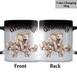 Cute Elephant - Personalized Grandma Mug