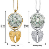 My Mind Still Talks To You - Personalized Memorial Wings Ornament