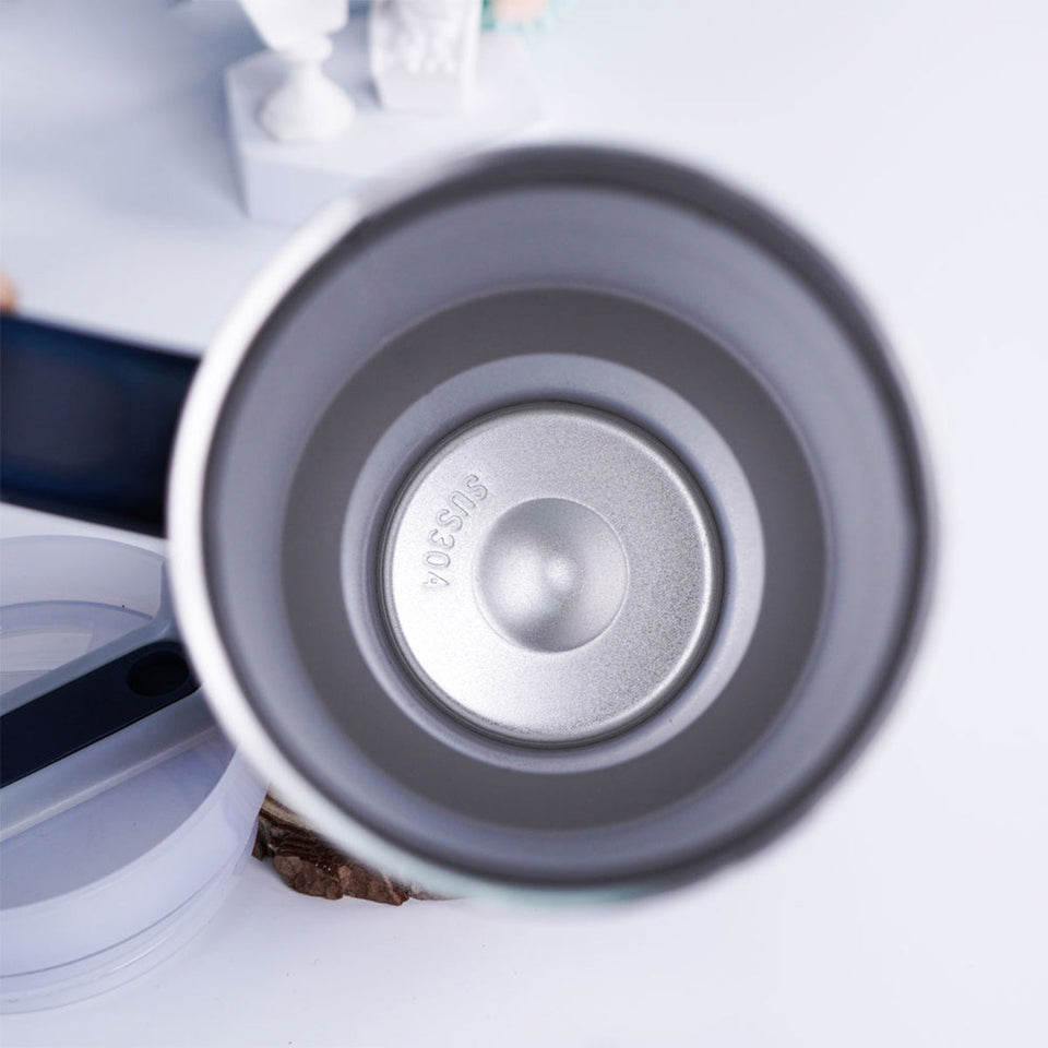 Best Pet Mom/ Pet Dad Ever Inflated Paws - Personalized Dog Tumbler With Handle