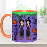 We're Not Sugar And Spice And Everything Nice - Personalized Bestie Accent Mug