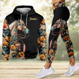 Love Horses - Personalized Horse Hoodie and Leggings