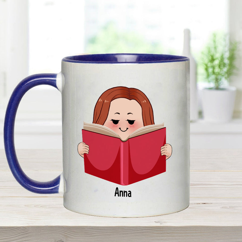 This Book I’m Reading Is Practically Porn - Personalized Book Accent Mug