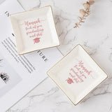 Look At You Graduating And Stuff - Personalized Graduation Jewelry Dish