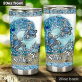 Turtle Sea Glass - Personalized Turtle Tumbler