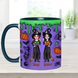 We're Not Sugar And Spice And Everything Nice - Personalized Bestie Accent Mug