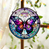 It's A Good Day To Talk About Feelings - Personalized Window Hanging Suncatcher Ornament