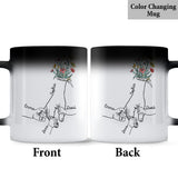 Holding Mom's Hand - Personalized Mother Mug