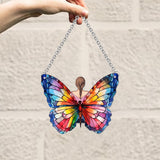 Butterly Girl - Personalized Butterfly Window Hanging Suncatcher Ornament