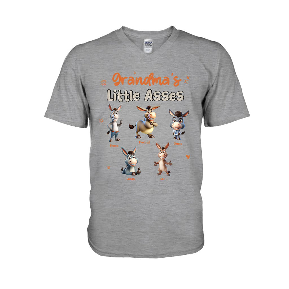 Grandma's Mom's Any Title Little Cuties - Personalized Grandma T-shirt And Hoodie