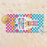 Just A Girl Who Loves Beaches - Personalized Sea Lover Beach Towel