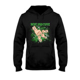 Bootleg Father & Kids Fist Bump - Personalized Father T-shirt And Hoodie