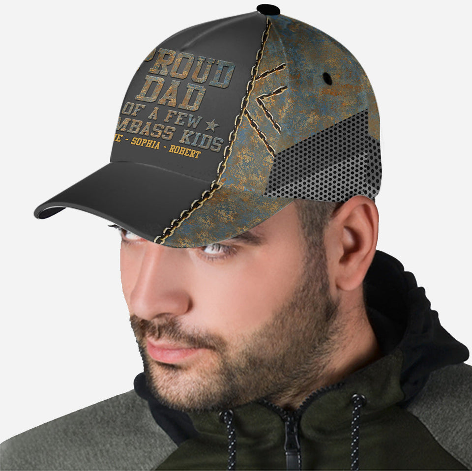Proud Dad - Personalized Father Classic Cap