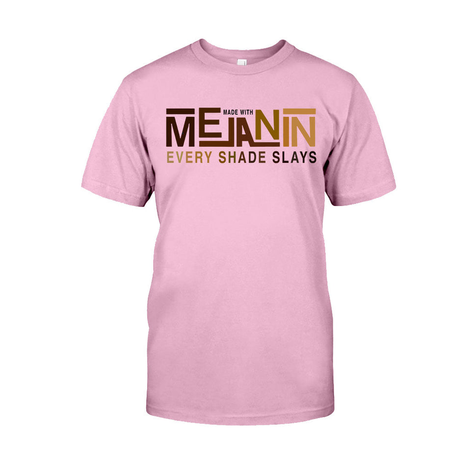 Made With Melanin - African American T-shirt And Hoodie