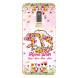 Mama Bear - Personalized Mother Clear Phone Case