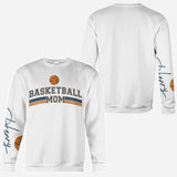 Basketball Mom With Any Kid Name & Number - Personalized Basketball All Over Shirt
