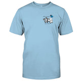 Memorial Butterfly Dragonfly Heaven Feather - Personalized Memorial Embroidered T-shirt