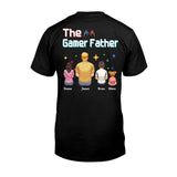The Gamer Dad Gaming Father Any Title - Personalized Video Game T-shirt and Hoodie