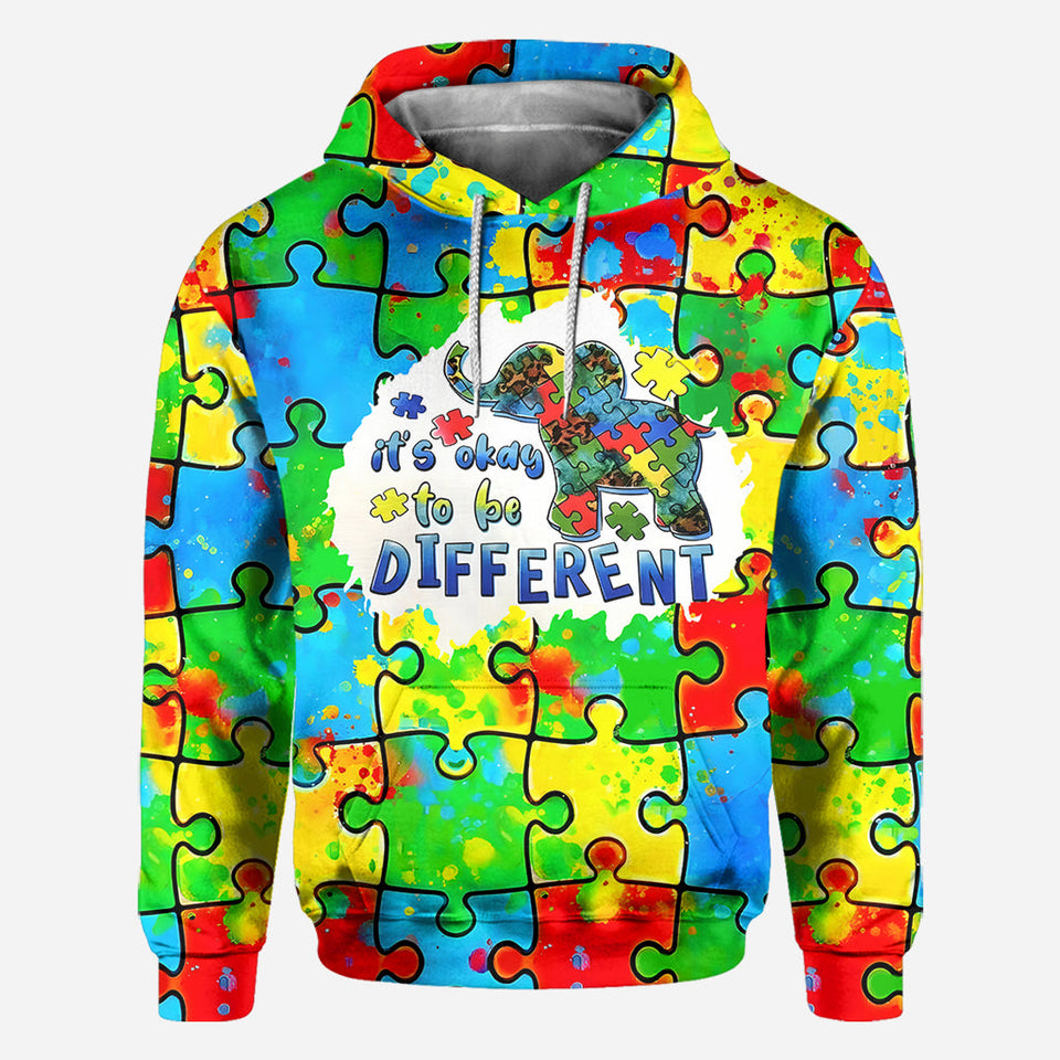 C'est normal d'être différent - T-shirt de sensibilisation à l'autisme