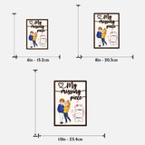 My Missing Piece - Personalized Couple 2 Layered Wood Sign / Wood Plaque