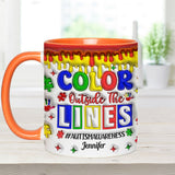 Sensibilisation à l'autisme - Mug personnalisé pour la sensibilisation à l'autisme