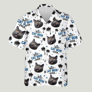 Best Fur Mama, Fur Daddy Ever - Personalized Cat Hawaiian Shirt