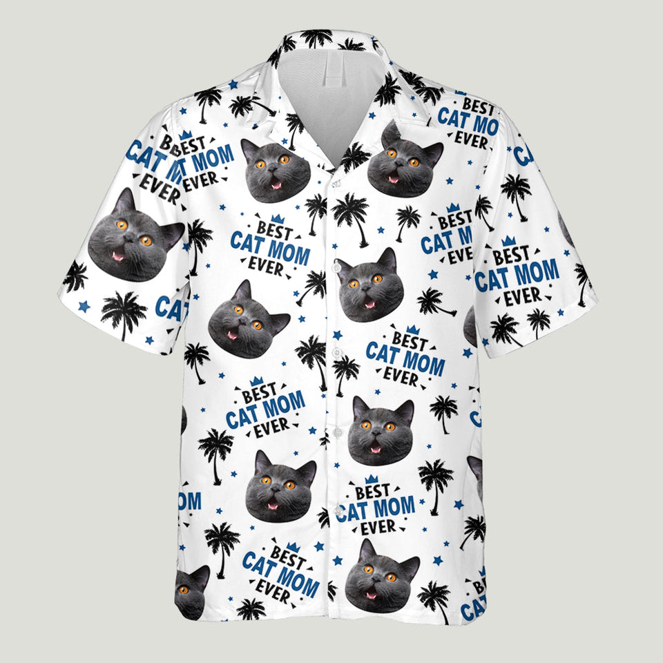 Best Fur Mama, Fur Daddy Ever - Personalized Cat Hawaiian Shirt