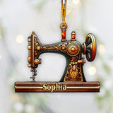 Bautiful Sewing Machine - Personalized Sewing Ornament