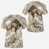 The Holy Family - Christian All Over Shirt