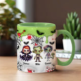Grandpa Of Little Monsters Any Title - Personalized Grandpa Accent Mug