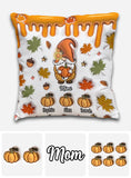 Grandma's Little Pumpkins - Personalized Grandma Throw Pillow
