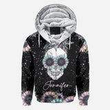 Zero F Given Pink Blue Sunflower - Personalized Skull All Over Shirt