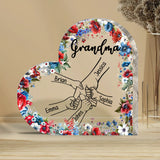 Grandma's Life 4th Of July - Personalized Grandma Custom Shaped Acrylic Plaque