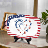 First Mom Now Grandma - Personalized Grandma Plate