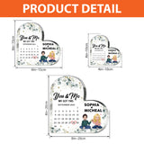 You & Me we got this - Personalized Couple Custom Shaped Acrylic Plaque