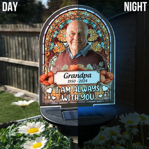 I'm Always With You - Personalized Memorial Garden Solar Light